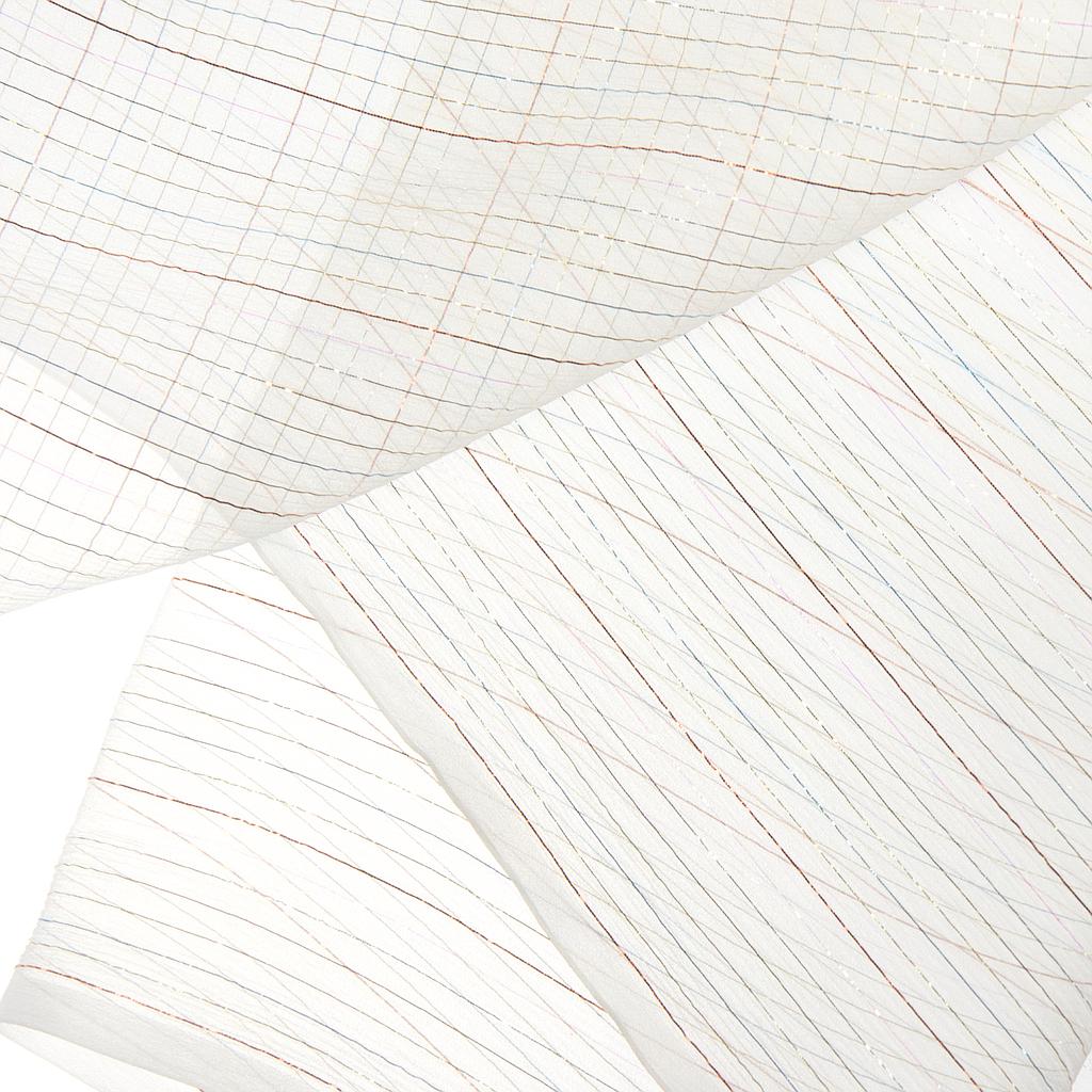 Crinkle Chiffon met gekleurde lurex draadjes 140cm