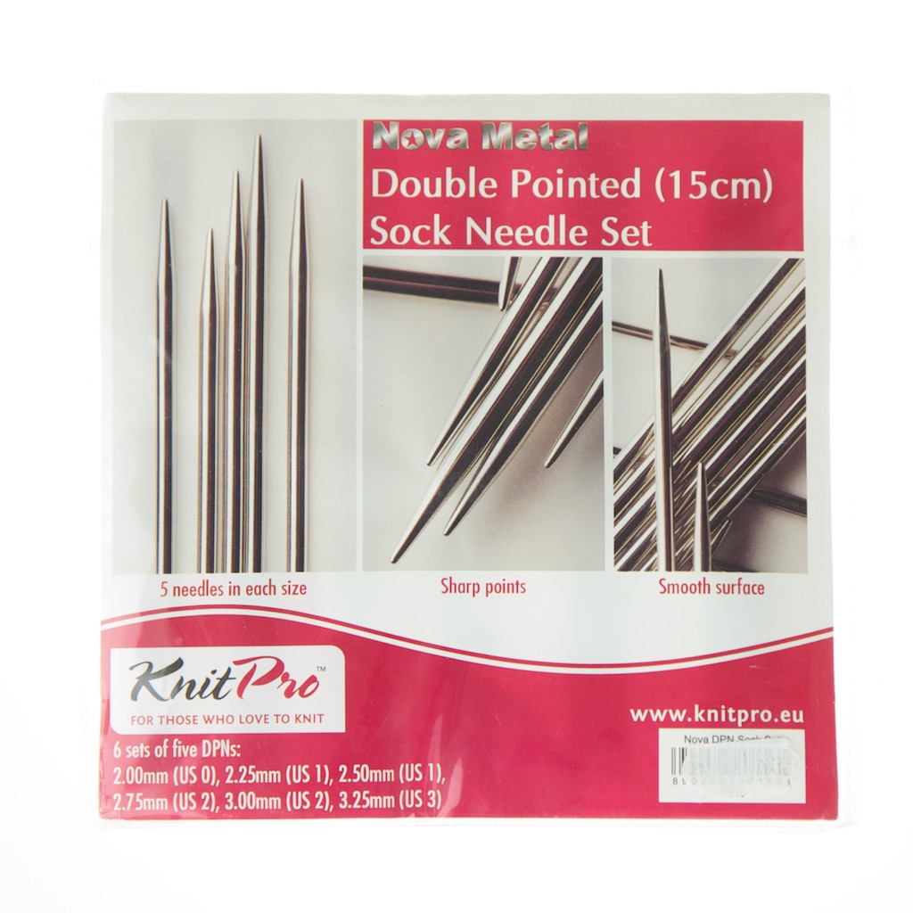 Set dubbel gepunte breinaalden Knit Pro Metaal